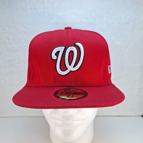 New Era Other - Washington Nationals MLB Authentic New Era 59FIFTY Fitted 7 3/8 Red